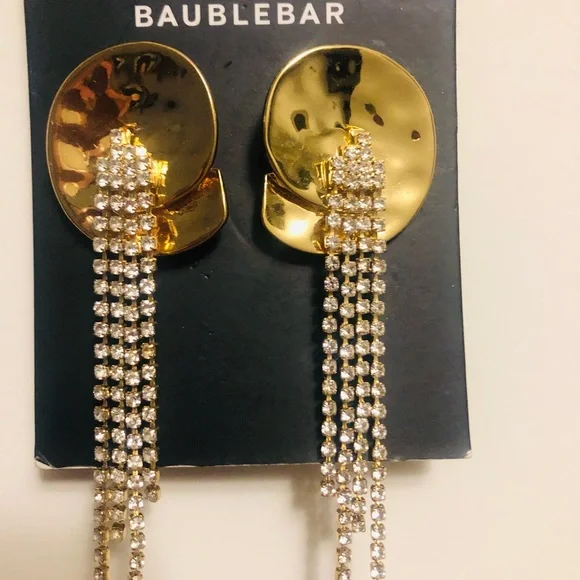 ✨ Gold BaubleBar Drop Earrings - Picture 3 of 3